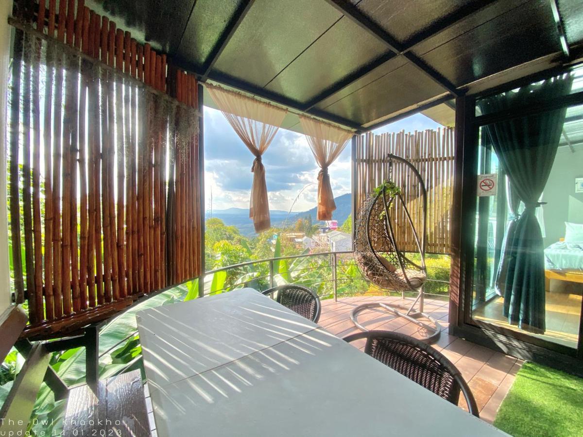 The Owl Khaokho Bed and Breakfast Khao Kho Exteriör bild