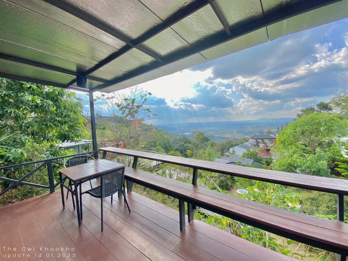 The Owl Khaokho Bed and Breakfast Khao Kho Exteriör bild