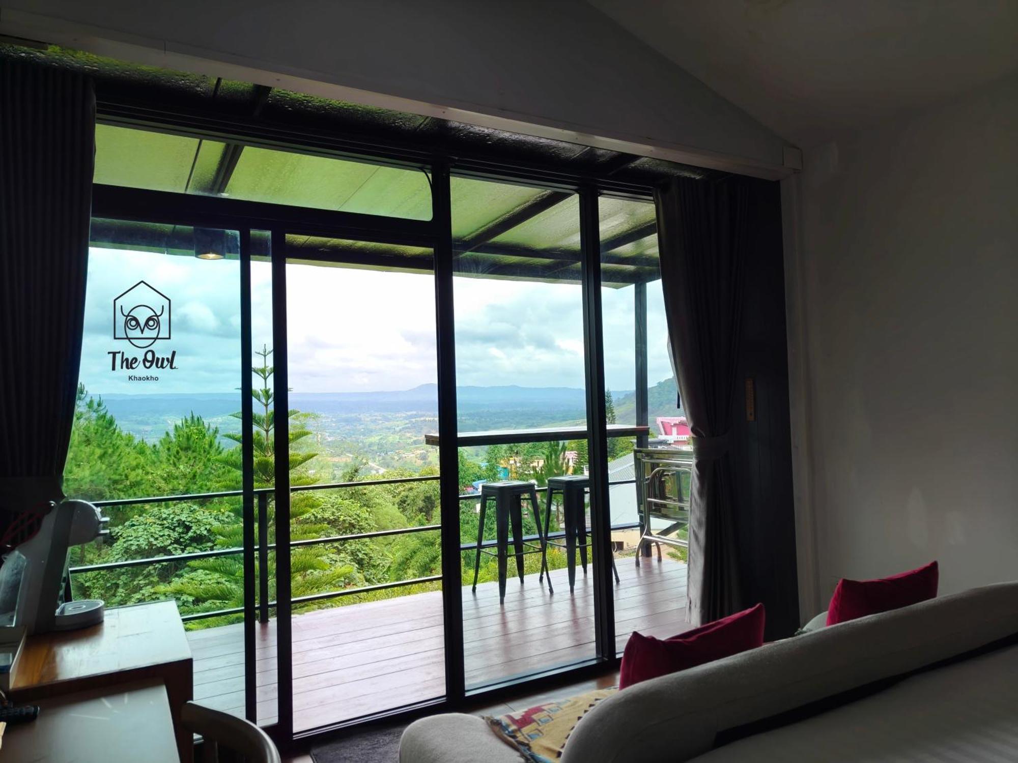 The Owl Khaokho Bed and Breakfast Khao Kho Exteriör bild